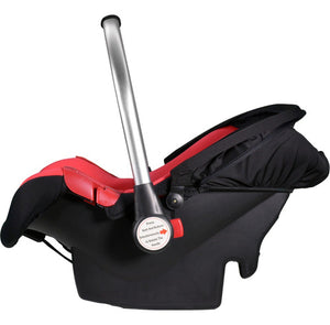 Asiento Portabebes Mecedora Tipo Moises Ergonómico Para Auto Color Rojo