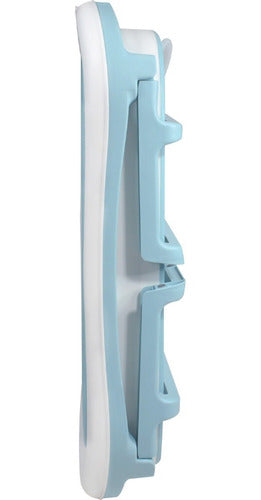 Tina Bañera Bebe Adulto Antiderrapante Portatil Plegable Color Azul