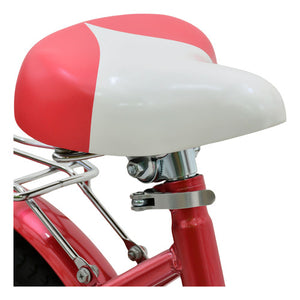 Bicicleta Infantil Roja Niños Rodada 16 Con Canasta Color Rosa