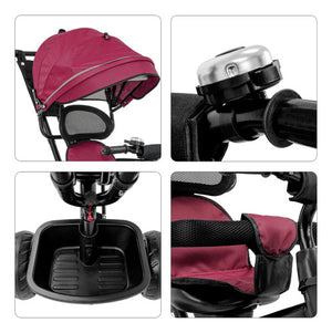 Triciclo Bicicleta Carriola Bebes 2-6 Años Paseo