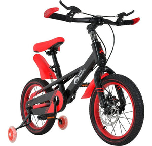 Bicicleta Infantil Roja Niño R16 Llantas Entrenadoras Frenos
