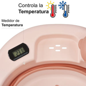 Tina Bañera Bebe Antiderrapante Portátil Plegable Regadera