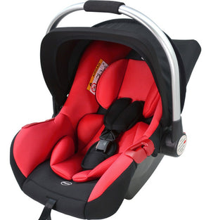 Asiento Portabebes Mecedora Tipo Moises Ergonómico Para Auto Color Rojo