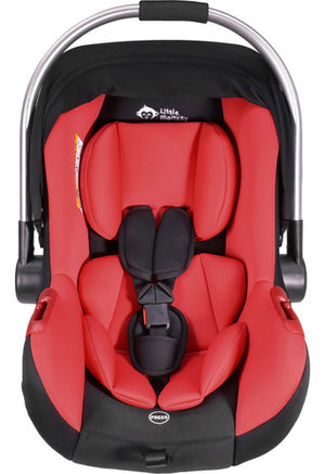Asiento Portabebes Mecedora Tipo Moises Ergonómico Para Auto Color Rojo