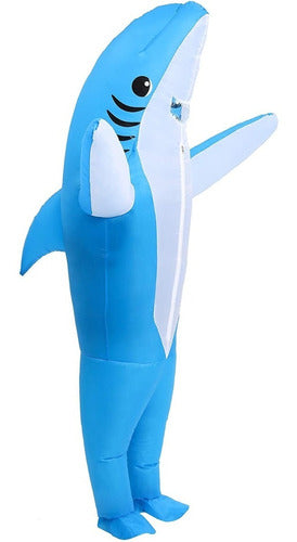 Disfraz Inflable De Tiburón Adulto Halloween Fiestas