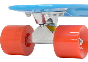 Mini Patineta Tipo Penny 21 Pulgadas 55 Cm Color Azul con Rojo