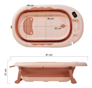 Tina Bañera Bebe Antiderrapante Portátil Plegable Regadera