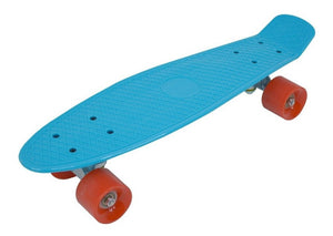 Mini Patineta Tipo Penny 21 Pulgadas 55 Cm Color Azul con Rojo