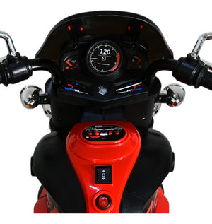 Moto Eléctrica Blanca Montable Para Niños De 2 A 5 años Color rojo