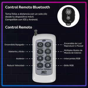 Cabina Foto Video 360° Photobooth 100 Cm Control Automatica Audiotek