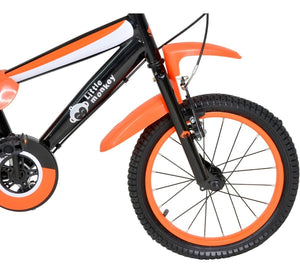 Bicicleta Infantil Naranja R16 Niño Llantas Entrenadoras