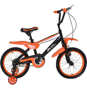 Bicicleta Infantil Naranja R16 Niño Llantas Entrenadoras