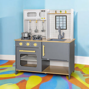 Cocina Infantil Madera Niños Cocinita Moderna Accesorios