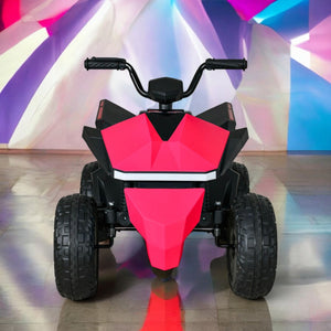 Cuatrimoto Tesla Electrica Montable Niños 12v 8 Km/h Color Rosa