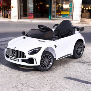 Montable Electrico Tipo Mercedes 12v con Control Remoto y Luces Blanco