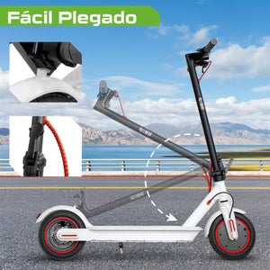 Scooter Electrico Monopatin Plegable 32km Luz Led 350w E-be