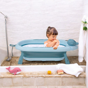 Tina Bañera Bebe Antiderrapante Portátil Plegable Regadera