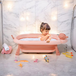 Tina Bañera Bebe Antiderrapante Portátil Plegable Regadera