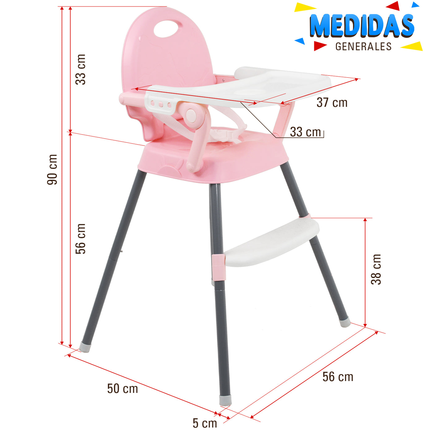 Silla de comedor de entrenamiento para bebé, mesa multifuncional