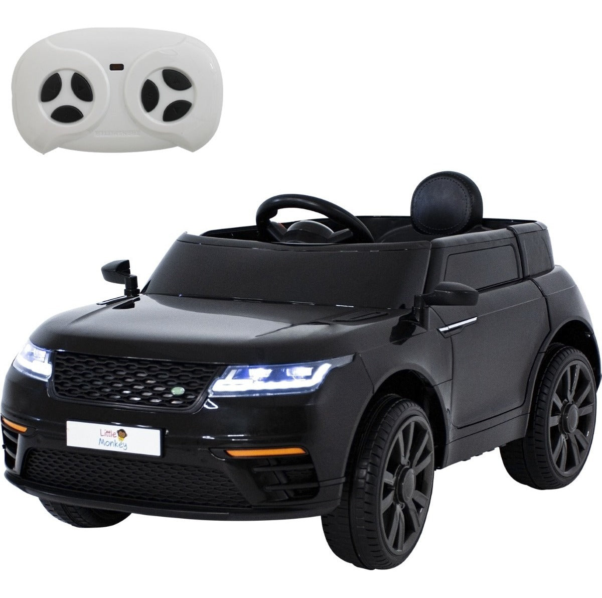 Montable Electrico Tipo Camioneta 12v con Control Remoto Color Negro –  Little Monkey