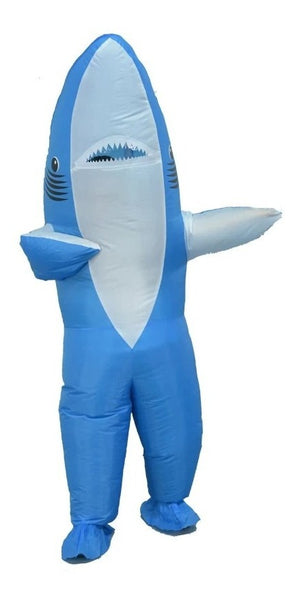 Disfraz Inflable De Tiburón Adulto Halloween Fiestas